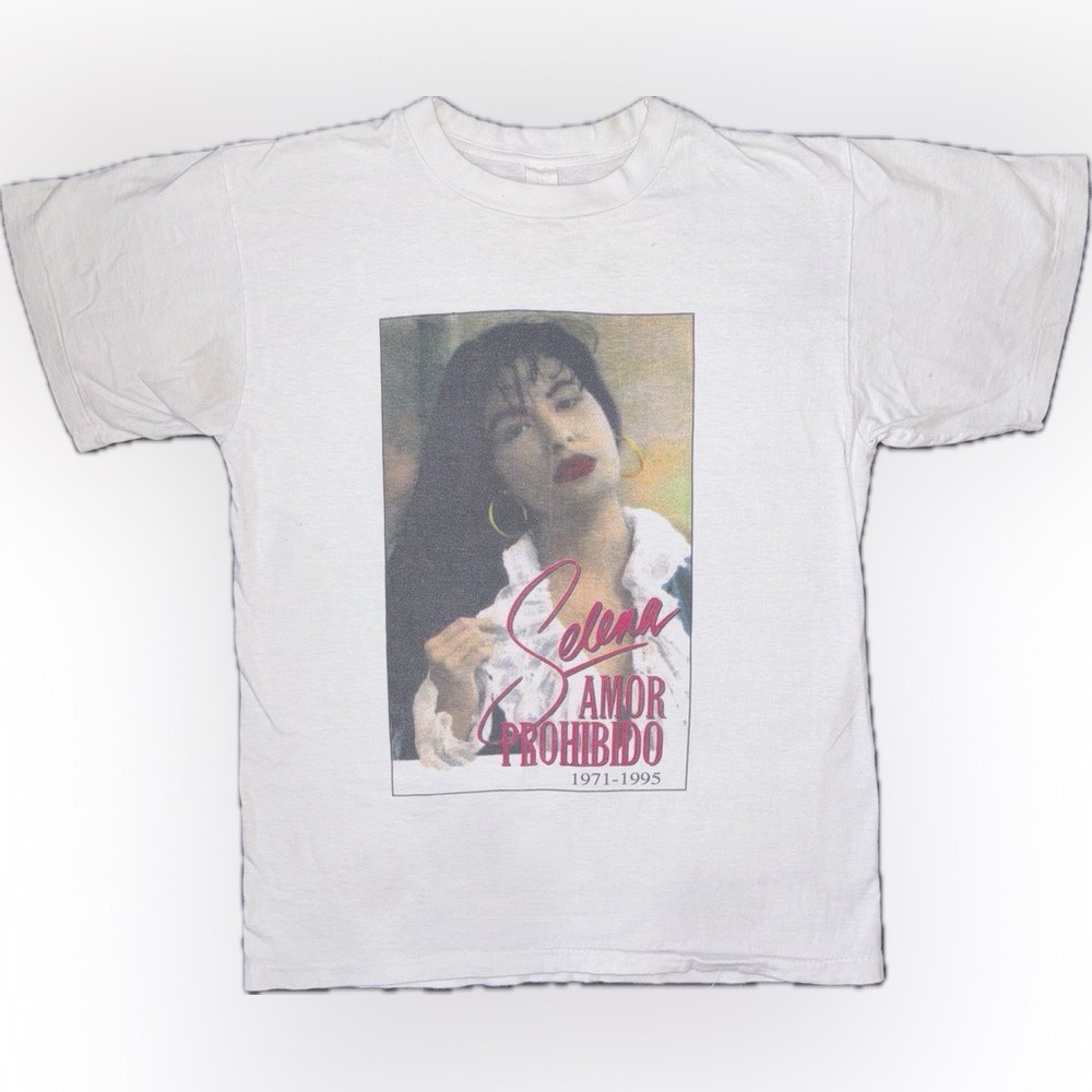 Vintage 90s Selena Amor Prohibido Memorial Tee